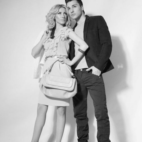 Portrait de couple en studio