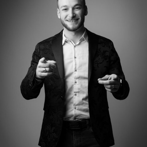 Portrait individuel en studio, lumière naturelle